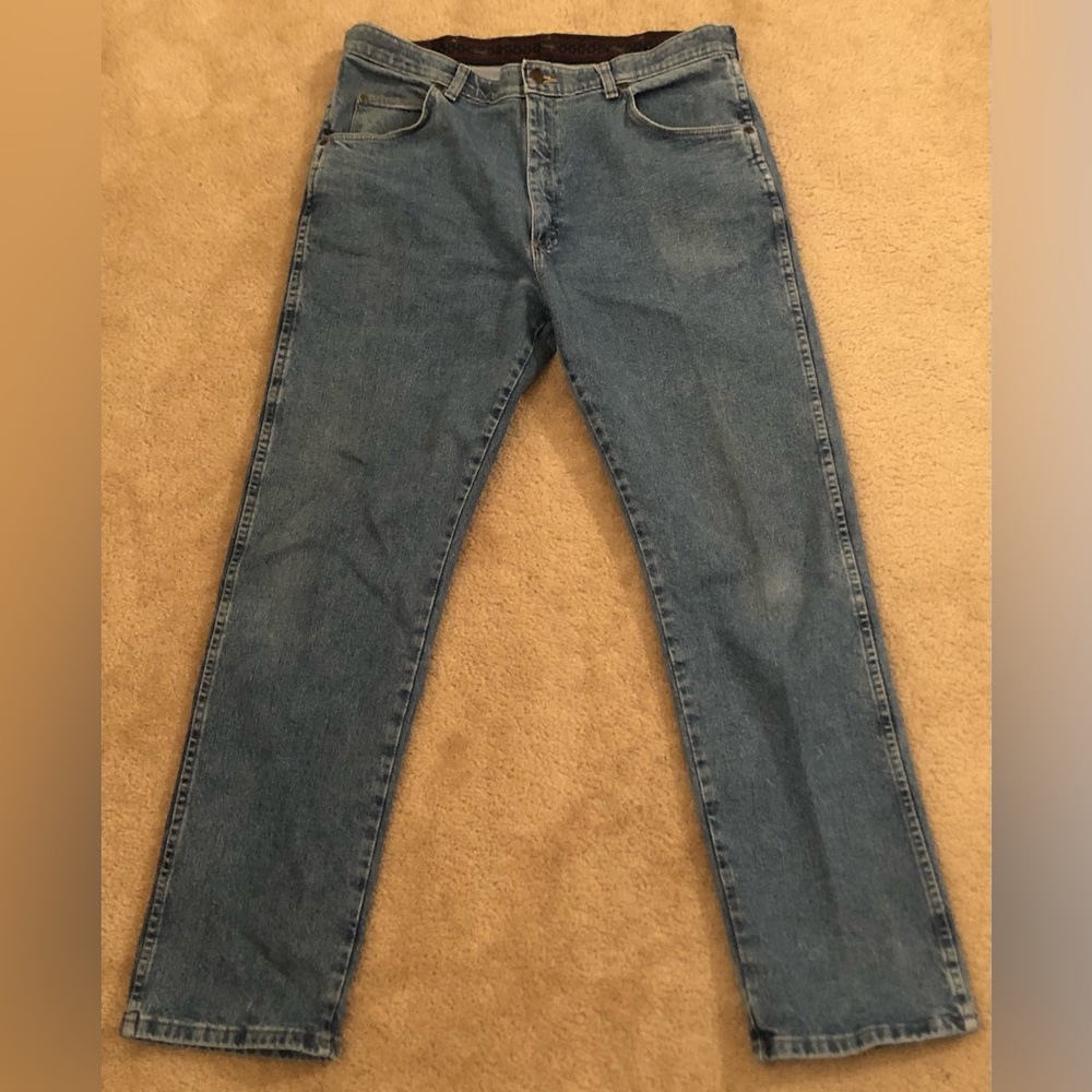 Wrangler Classic Blue Men's Jeans- Original Fit